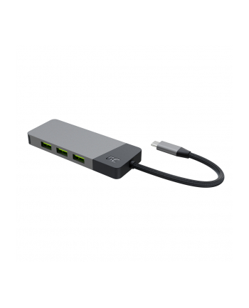 GREEN CELL HUB USB-C ADAPTER GC CONNECT 7W1 (3XUSB 31  HDMI 4K 60HZ  USB-C PD 85W  MICROSD/SD)