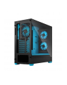 Fractal Design Pop Air RGB cyan Core TG Clear Tint, Tower Case (Kolor: CZARNY/light blue) - nr 24