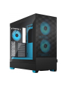 Fractal Design Pop Air RGB cyan Core TG Clear Tint, Tower Case (Kolor: CZARNY/light blue) - nr 37