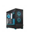 Fractal Design Pop Air RGB cyan Core TG Clear Tint, Tower Case (Kolor: CZARNY/light blue) - nr 57