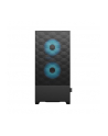 Fractal Design Pop Air RGB cyan Core TG Clear Tint, Tower Case (Kolor: CZARNY/light blue) - nr 66