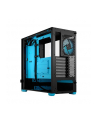 Fractal Design Pop Air RGB cyan Core TG Clear Tint, Tower Case (Kolor: CZARNY/light blue) - nr 70