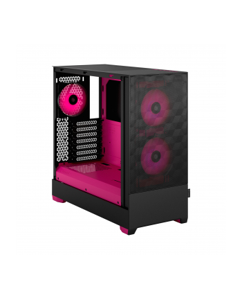 Fractal Design Pop Air RGB magenta Core TG Clear Tint, Tower Case (Kolor: CZARNY/magenta)