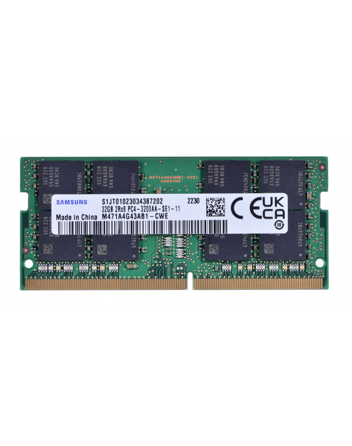 Samsung DDR4 32GB - 3200 - CL - 22 - Single-Kit - M471A4G43AB1-CWE główny