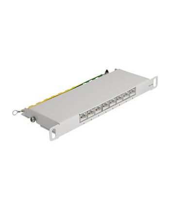 DeLOCK 10  patch panel 8 port Cat.6A (grey, 0.5 U) nr 2