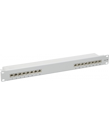 DeLOCK 19  patch panel 16 port Cat.6A (grey, 1 U)