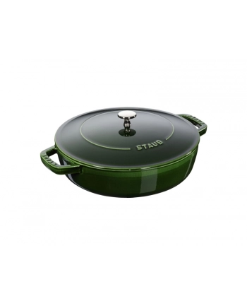 zwilling Głęboka patelnia do duszenia z pokrywką STAUB 40511-478-0 - zielona 28 cm