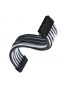 silverstone technology SilverStone ATX extension cable SST-PP07E-MBBW (Kolor: CZARNY/Kolor: BIAŁY, 30cm) - nr 9