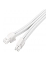 silverstone technology SilverStone power supply extension cable SST-PP07E-EPS8W-V2, EPS 12V 8pin (4+4) (Kolor: BIAŁY, 30cm) - nr 17