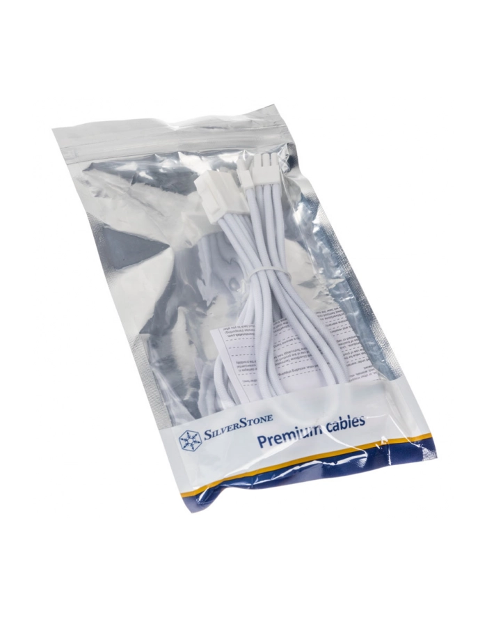 silverstone technology SilverStone power supply extension cable SST-PP07E-PCI8W-V2, PCIe 8pin (6+2) (Kolor: BIAŁY, 30cm) główny
