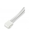 silverstone technology SilverStone power supply extension cable SST-PP07E-PCI8W-V2, PCIe 8pin (6+2) (Kolor: BIAŁY, 30cm) - nr 26