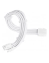 silverstone technology SilverStone power supply extension cable SST-PP07E-PCI8W-V2, PCIe 8pin (6+2) (Kolor: BIAŁY, 30cm) - nr 9