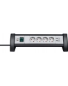 Brennenstuhl Premium-Office-Line, 4-way socket, USB, socket strip (Kolor: CZARNY/grey, with 2 USB charging sockets 3,100mA) - nr 5