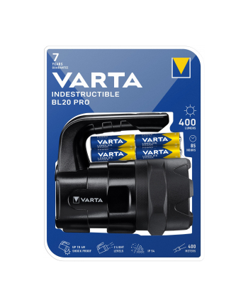 Varta Indestructible BL20 Pro, LED light (Kolor: CZARNY)