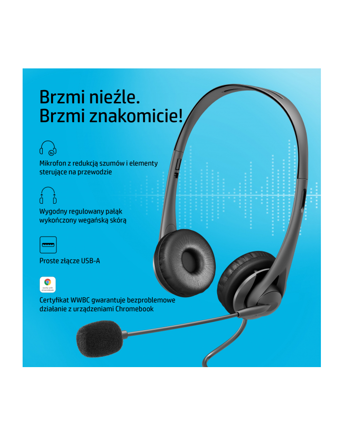 hp consumer HP USB G2 Headset (Black) główny