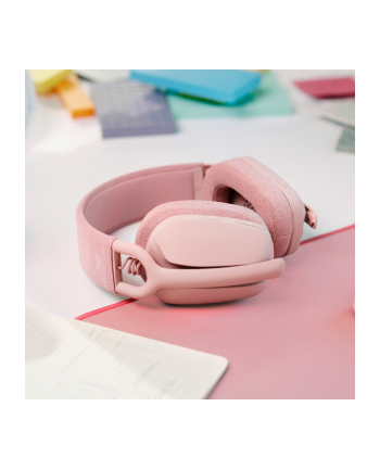 Logitech Zone Vibe 100, headset (pink, Bluetooth, USB-C)