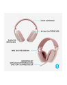 Logitech Zone Vibe 100, headset (pink, Bluetooth, USB-C) - nr 8