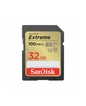 SanDisk Extreme 32GB SDHC Memory Card (UHS-I U3, Class 10, V30)