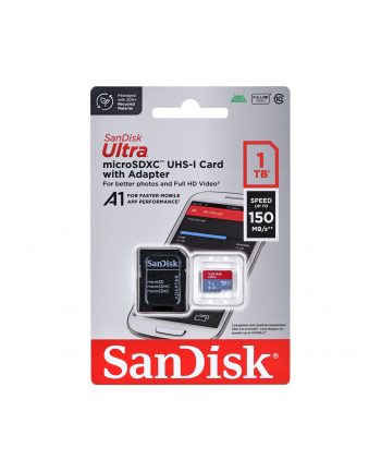 SanDisk Ultra 1 TB microSDXC, memory card (UHS-I U1, Class 10, A1)