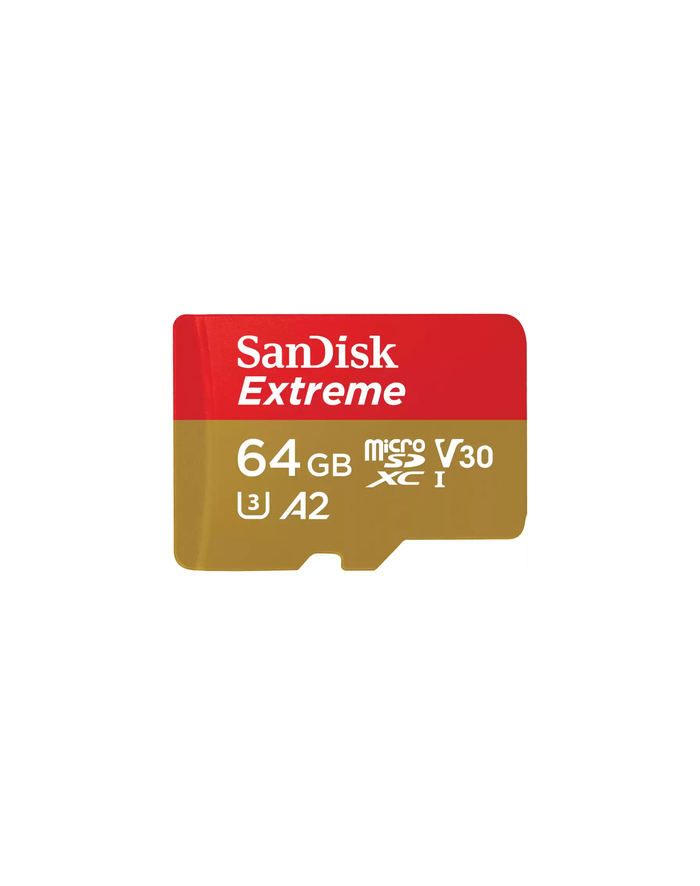 SanDisk Extreme 64 GB microSDXC, memory card (UHS-I U3, Class 10, V30, A2) główny