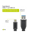 goobay USB-A 3.0 plug > USB-C plug reversible, cable (Kolor: CZARNY, 3 meters) - nr 11