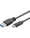 goobay USB-A 3.0 plug > USB-C plug reversible, cable (Kolor: CZARNY, 3 meters) - nr 1
