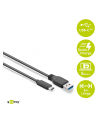 goobay USB-A 3.0 plug > USB-C plug reversible, cable (Kolor: CZARNY, 3 meters) - nr 2