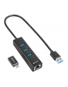 Sharkoon 3-Port USB 3.2 Gen 1 Alu Hub + Ethernet, docking station (Kolor: CZARNY) - nr 14