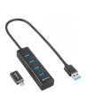 Sharkoon 4-Port USB 3.2 Gen 1 Aluminum Hub, USB hub (Kolor: CZARNY) - nr 11