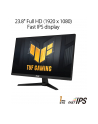 Asus TUF Gaming VG249QM1A - 24 - FullHD, G/Free Sync, IPS, 270Hz panel, Kolor: CZARNY - nr 26