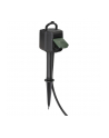 Brennenstuhl Connect WiFi garden socket 2-way, with ground spike and mounting plate, socket strip (Kolor: CZARNY/green, 10 meters, timer, voice control) - nr 10
