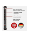 Brennenstuhl Premium-protection -Line power strip 6-way (Kolor: CZARNY/silver, 60,000 A surge protection , 3 meters, with USB Power Delivery) - nr 11