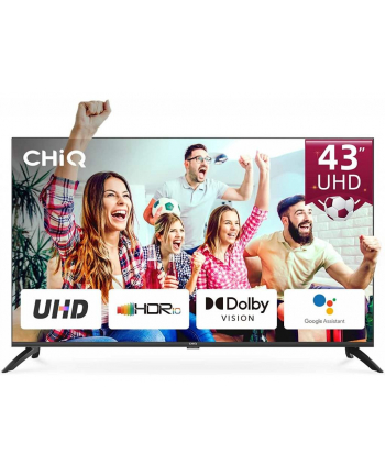 Chiq 43G7LX - 43 - LED-TV - smart TV, System Android 11, HDR, DBX-tv, HDMI, DVB-T2