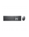D-E Layout - Dell Premier Multi-Device Wireless Keyboard and Mouse (KM7321W) Desktop Set (Titanium/Black, Scissor Mechanics) - nr 1