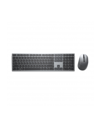 D-E Layout - Dell Premier Multi-Device Wireless Keyboard and Mouse (KM7321W) Desktop Set (Titanium/Black, Scissor Mechanics)