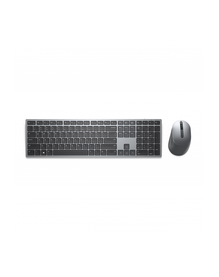 D-E Layout - Dell Premier Multi-Device Wireless Keyboard and Mouse (KM7321W) Desktop Set (Titanium/Black, Scissor Mechanics) główny