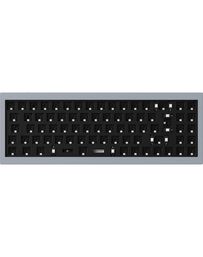 Keychron Q7 Barebone ISO, gaming keyboard (grey, hot-swap, aluminum frame, RGB) główny