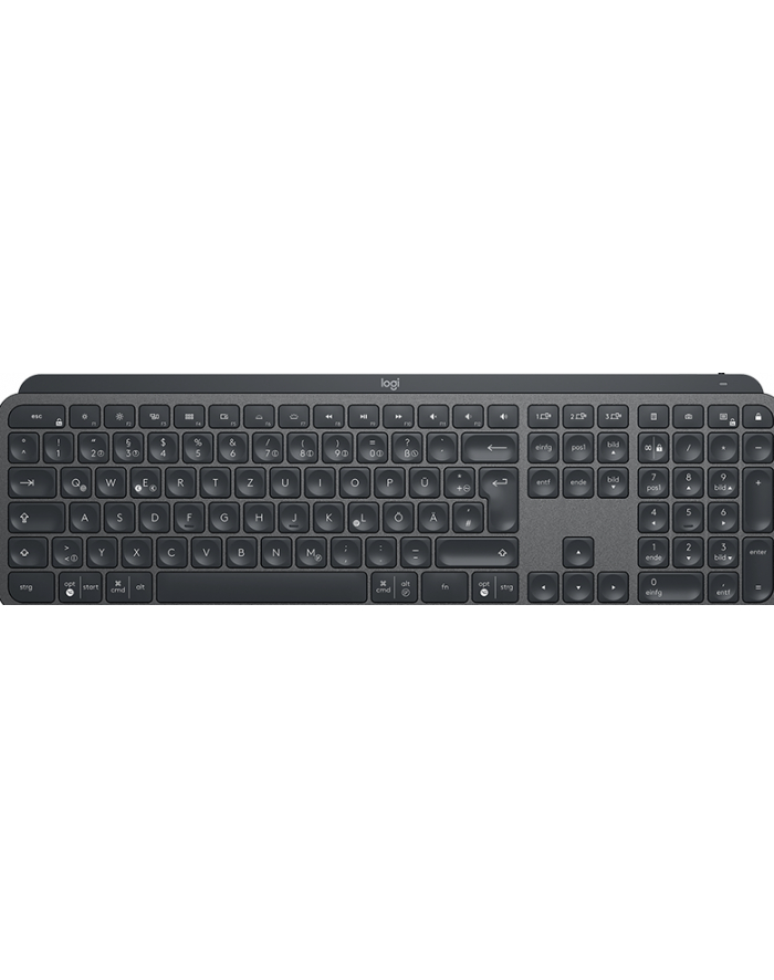 D-E layout - Logitech MX Keys Plus, keyboard (graphite/Kolor: CZARNY, incl. palm rest) główny