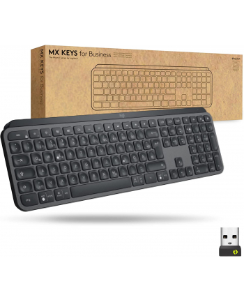 Logitech MX Keys for Business, keyboard (graphite) ukłąd klawiatury QWERTZ (niemiecki) - DE layout nr 2