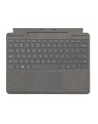 D-E layout - Microsoft Surface Pro Signature Keyboard, keyboard (platinum, for Surface Pro 8 and Surface Pro X) - nr 2