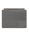 D-E layout - Microsoft Surface Pro Signature Keyboard, keyboard (platinum, for Surface Pro 8 and Surface Pro X) - nr 5