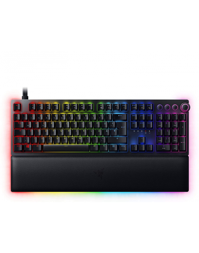 D-E layout - Razer Huntsman V2 Analog Gaming Keyboard (Black, Razer Analog Optical) główny