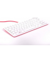 D-E layout - Raspberry Pi Foundation official Raspberry Pi keyboard (Kolor: BIAŁY/red, incl. 3-port USB hub) - nr 1