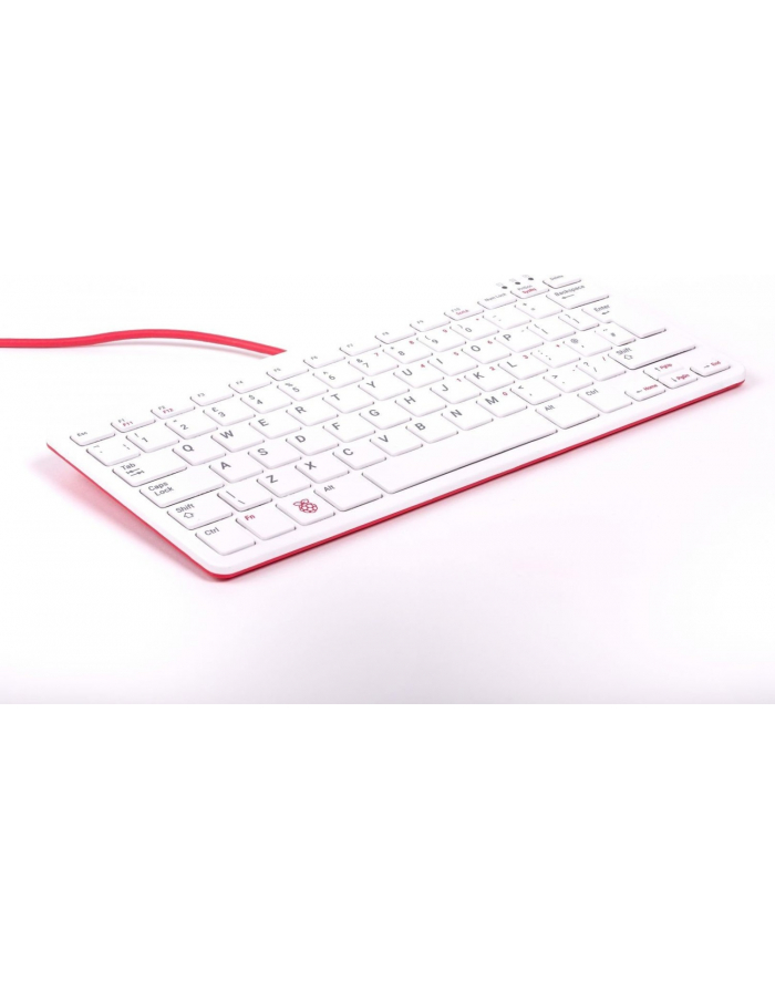 D-E layout - Raspberry Pi Foundation official Raspberry Pi keyboard (Kolor: BIAŁY/red, incl. 3-port USB hub) główny