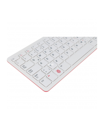 D-E layout - Raspberry Pi Foundation official Raspberry Pi keyboard (Kolor: BIAŁY/red, incl. 3-port USB hub)