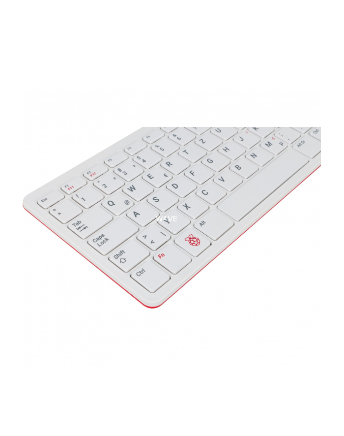 D-E layout - Raspberry Pi Foundation official Raspberry Pi keyboard (Kolor: BIAŁY/red, incl. 3-port USB hub) główny