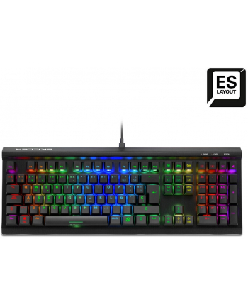 D-E layout - Sharkoon SKILLER SGK60, gaming keyboard (Kolor: CZARNY, ES layout, Kailh BOX Red)