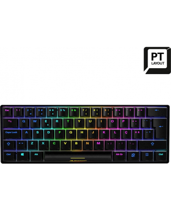 PT layout - Sharkoon SKILLER SGK50 S4, gaming keyboard (Kolor: CZARNY, Kailh Red)