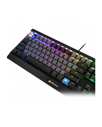 Sharkoon SKILLER SAC20, keycap (Kolor: CZARNY, 114 pieces, ANSI layout (US))