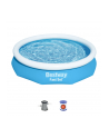 Bestway Fast Set above ground pool set, 305cm x 66cm, swimming pool (blue/Kolor: BIAŁY, with filter pump) - nr 21